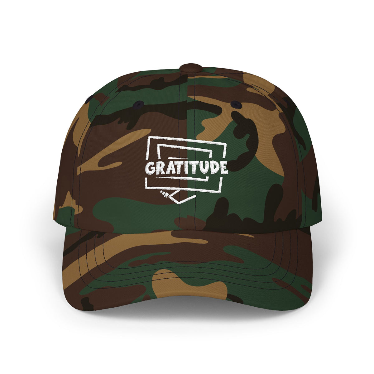 Gratitude Dad Cap – Embroidered Casual Baseball Hat